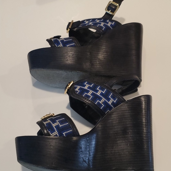 COPY Tory Burch wedges NOT SOLD size 8 - Picture 4 of 6